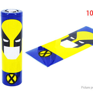 18650 battery wrap character