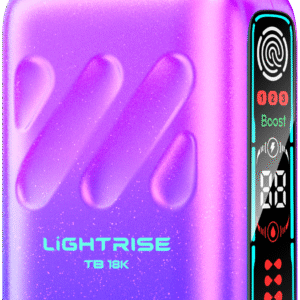 lost vape lightrise tb 18k disposable vape berry s. burst