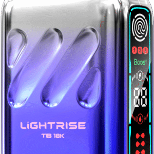 lost vape lightrise tb 18k disposable vape blue cotton fluff