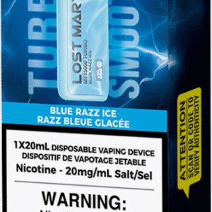lost mary mt15000 turbo disposable vape blue razz ice