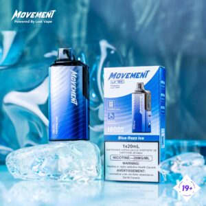 lost vape movement lv 18k disposable vape blue razz ice