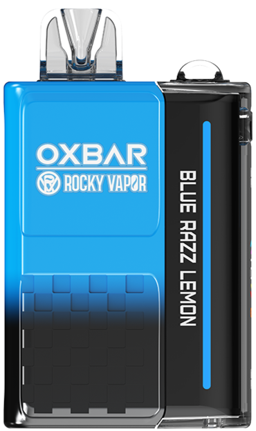 rocky vapor oxbar m20k disposable vape blue razz lemon rocky vapor oxbar m20k disposable vape blue razz lemon