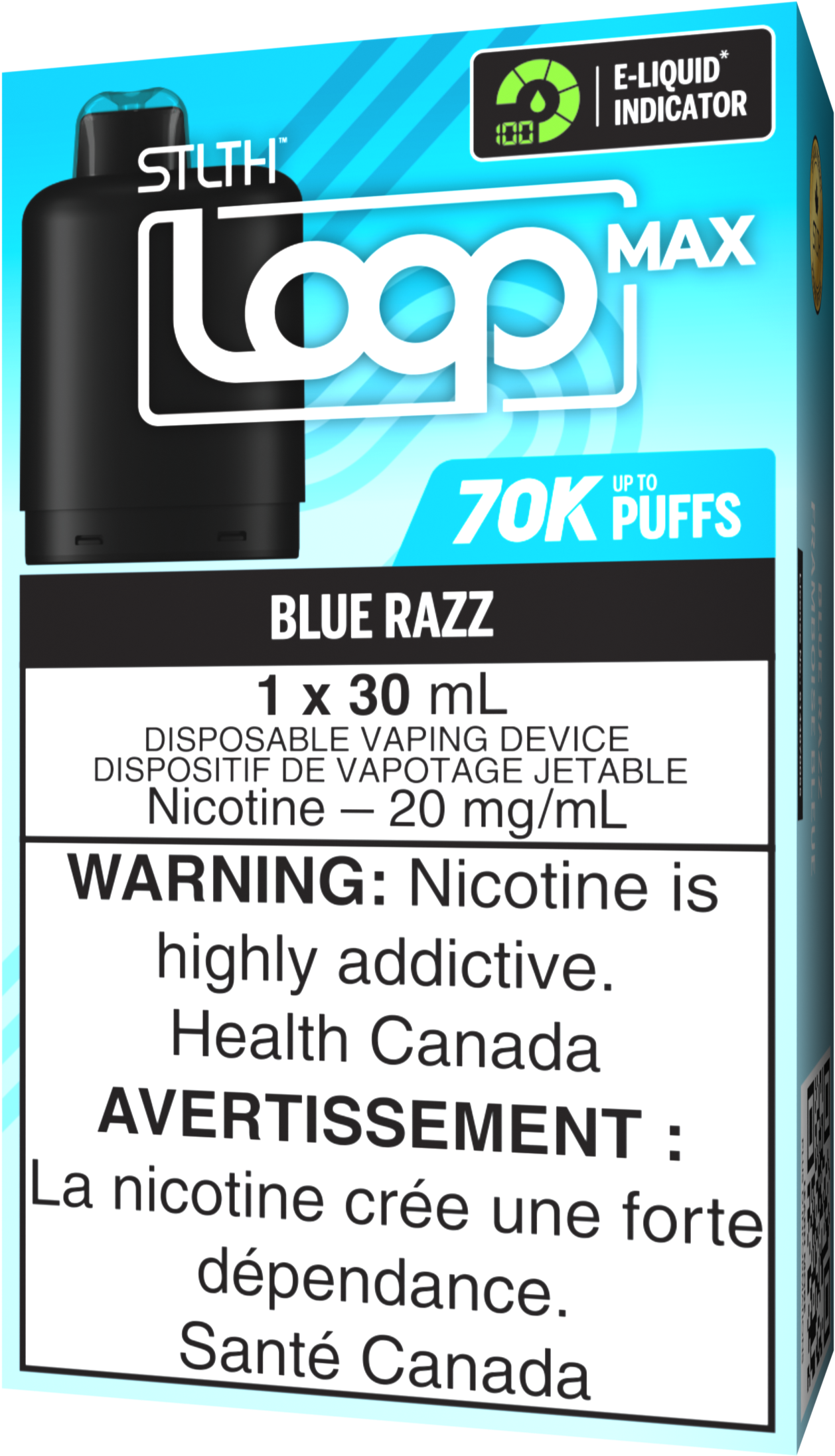 stlth loop max 70k pod pack blue razz stlth loop max 70k pod pack blue razz