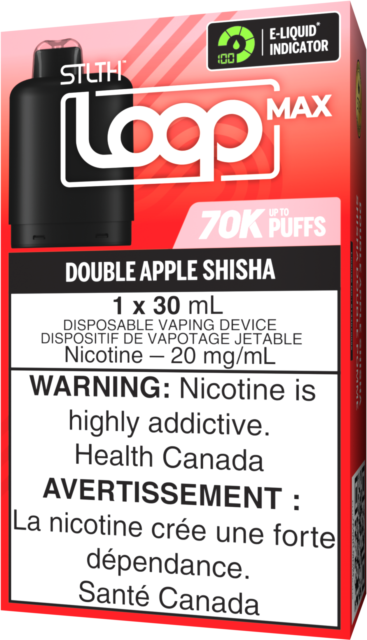stlth loop max 70k pod pack double apple shisha stlth loop max 70k pod pack double apple shisha