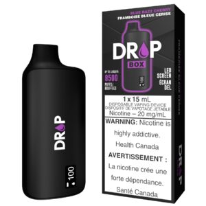 drop box disposable blue razz cherry