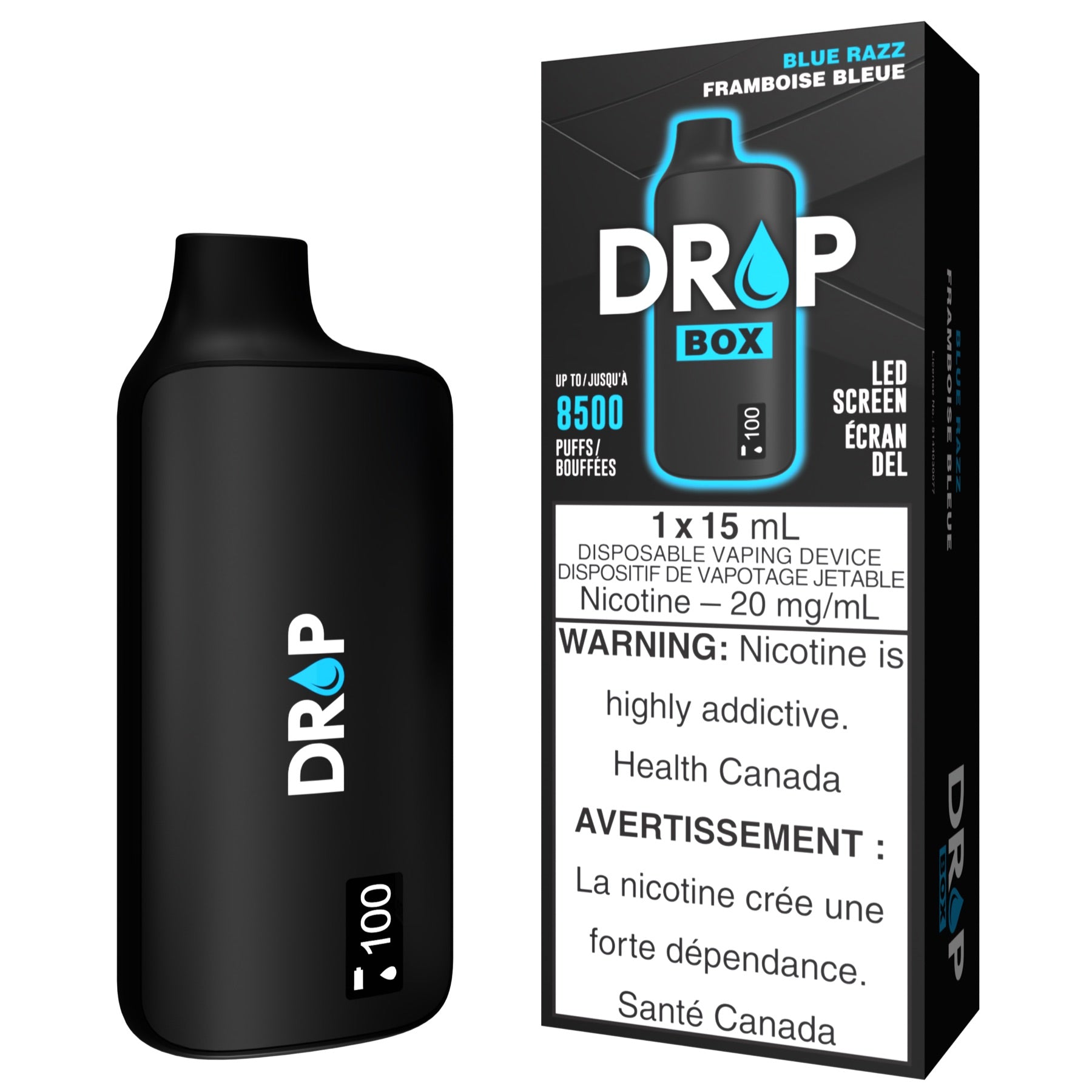 drop box disposable blue razz drop box disposable blue razz