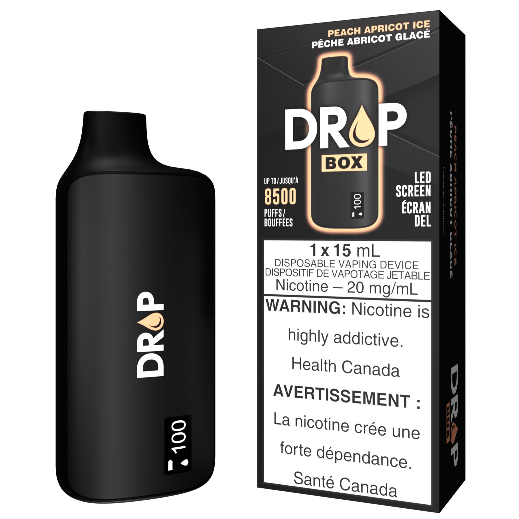drop box disposable peach apricot ice drop box disposable peach apricot ice