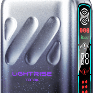 lost vape lightrise tb 18k disposable vape duo black ice