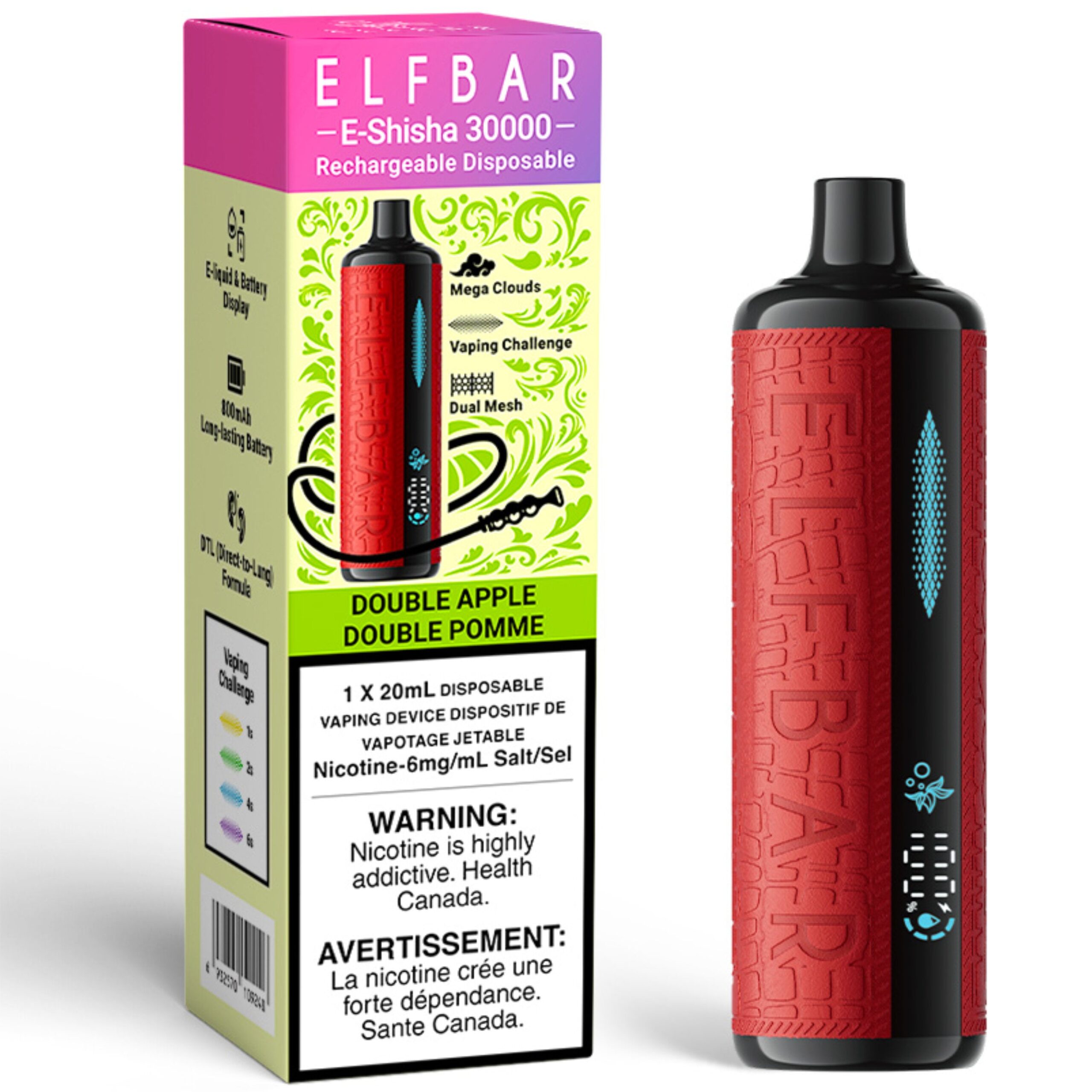 elf bar e shisha 30000 disposable vape double apple elf bar e shisha 30000 disposable vape double apple