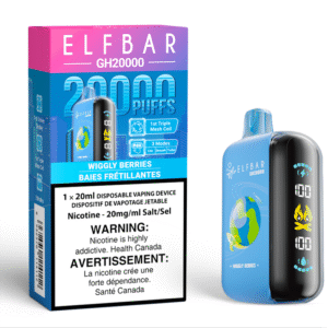 elf bar gh20000 disposable vape wiggly berries