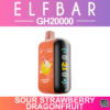 ELF BAR GH20000 Disposable Vape - Sour Strawberry Dragonfruit import placeholder for 9759836078393