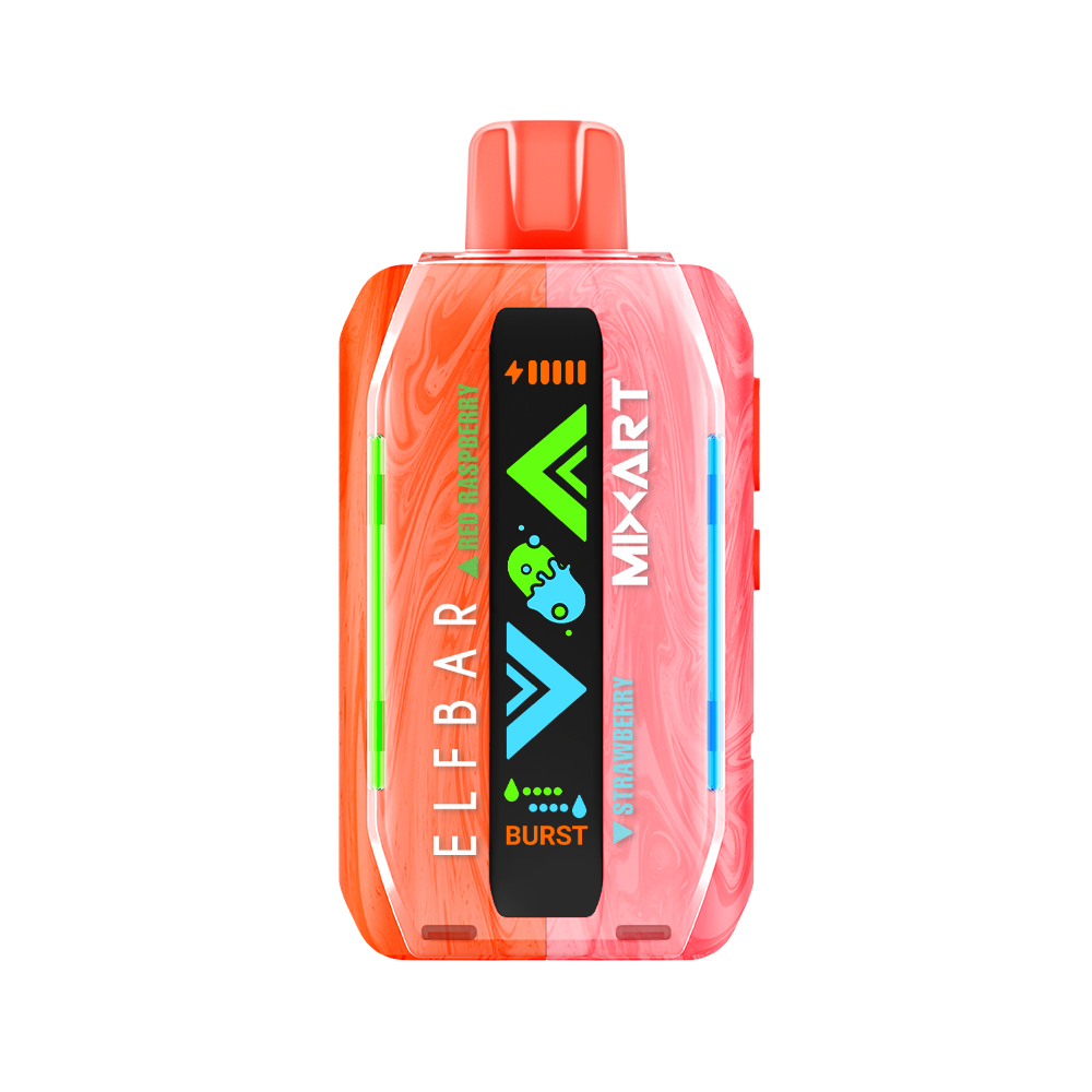 elfbar mixart 40k red raspberry strawberry elfbar mixart 40k red raspberry strawberry