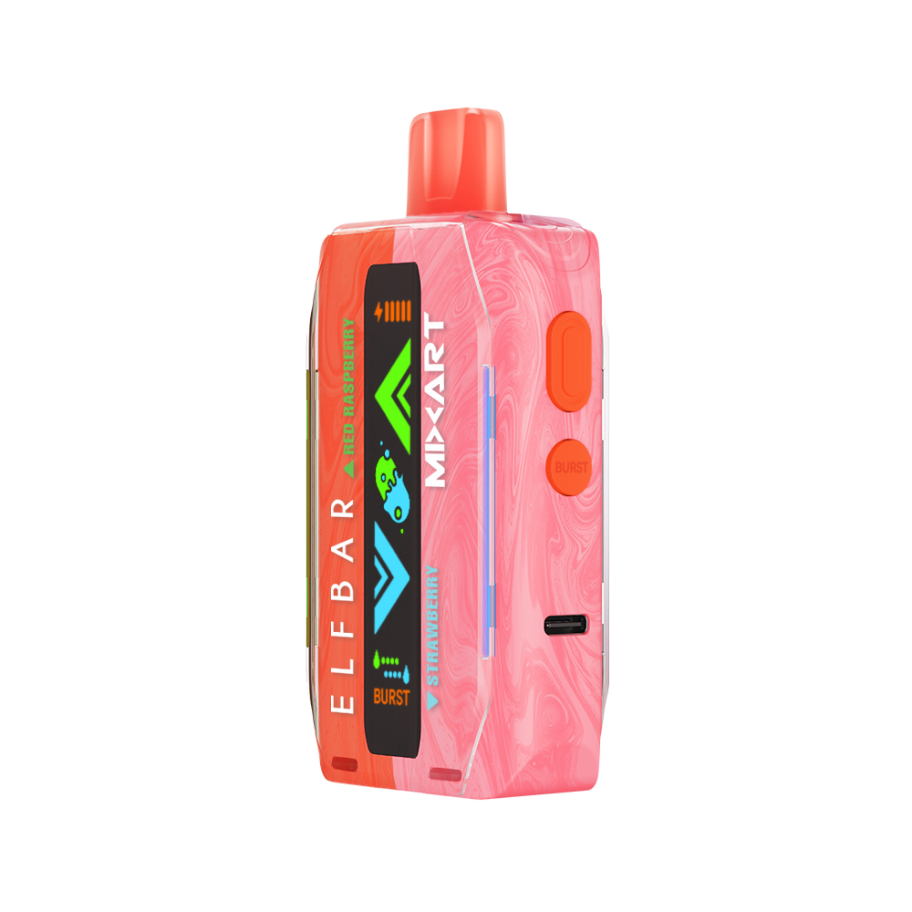 elfbar mixart 40k red raspberry strawberry elfbar mixart 40k red raspberry strawberry