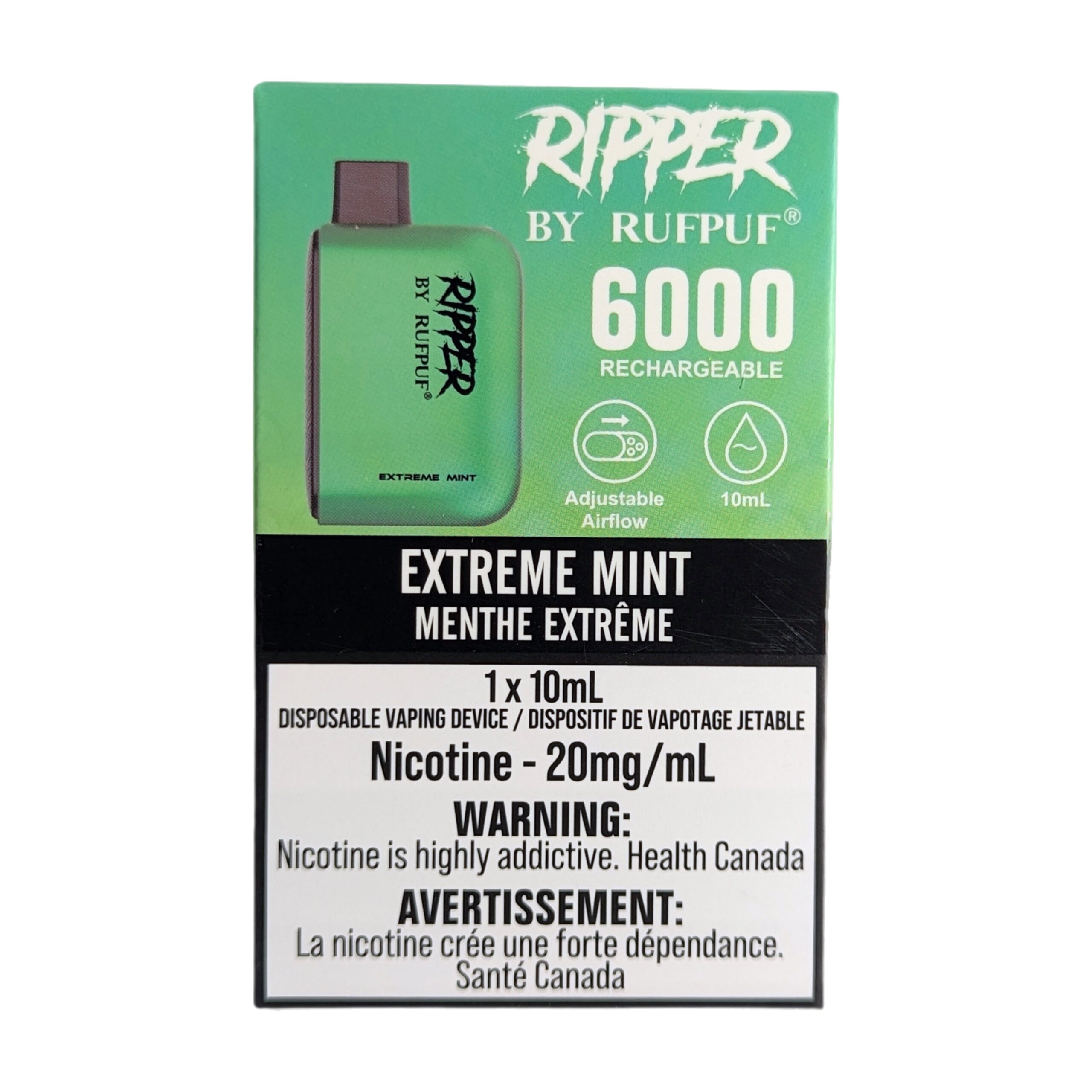 rufpuf ripper 6000 disposable extreme mint rufpuf ripper 6000 disposable extreme mint