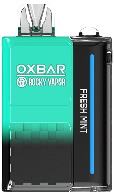 rocky vapor oxbar m20k disposable vape fresh mint rocky vapor oxbar m20k disposable vape fresh mint