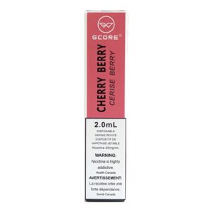 gcore 1000 model x disposable vape cherry berry