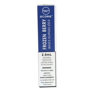 gcore 1000 model x disposable vape frozen berry