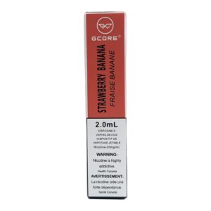 gcore 1000 model x disposable vape strawberry banana