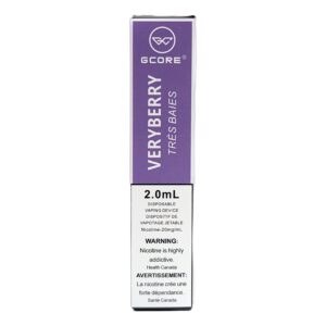 gcore 1000 model x disposable vape very berry