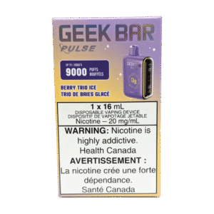 geek bar pulse 9000 disposable vape berry trio ice