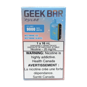 geek bar pulse 9000 disposable vape nectarine ice