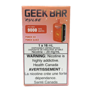 geek bar pulse 9000 disposable vape punch ice
