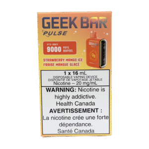 geek bar pulse 9000 disposable vape strawberry mango ice