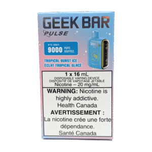 geek bar pulse 9000 disposable vape tropical burst ice
