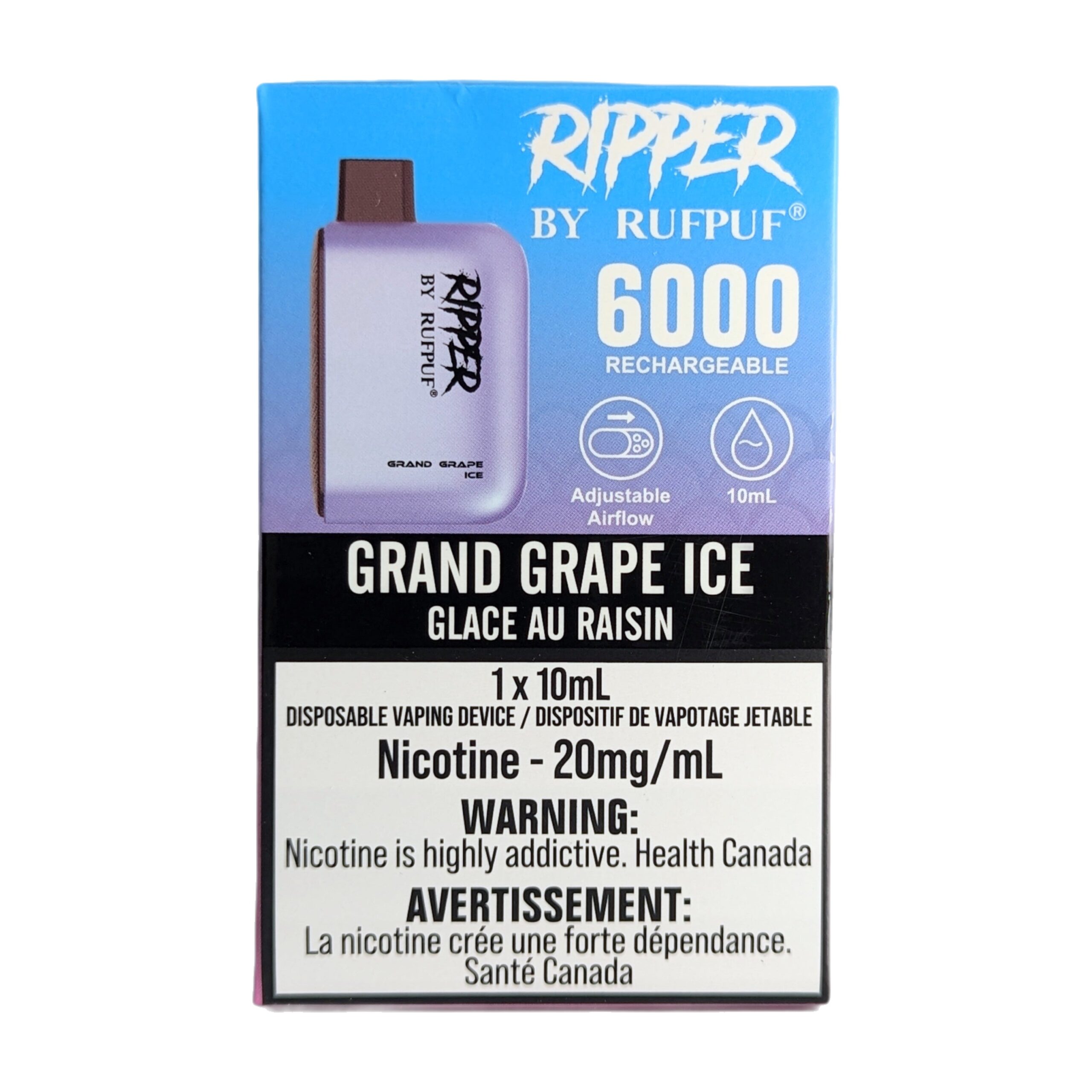 rufpuf ripper 6000 disposable grand grape ice rufpuf ripper 6000 disposable grand grape ice