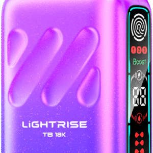 lost vape lightrise tb 18k disposable vape grape burst