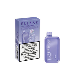 elf bar bc10000 disposable vape grape ice