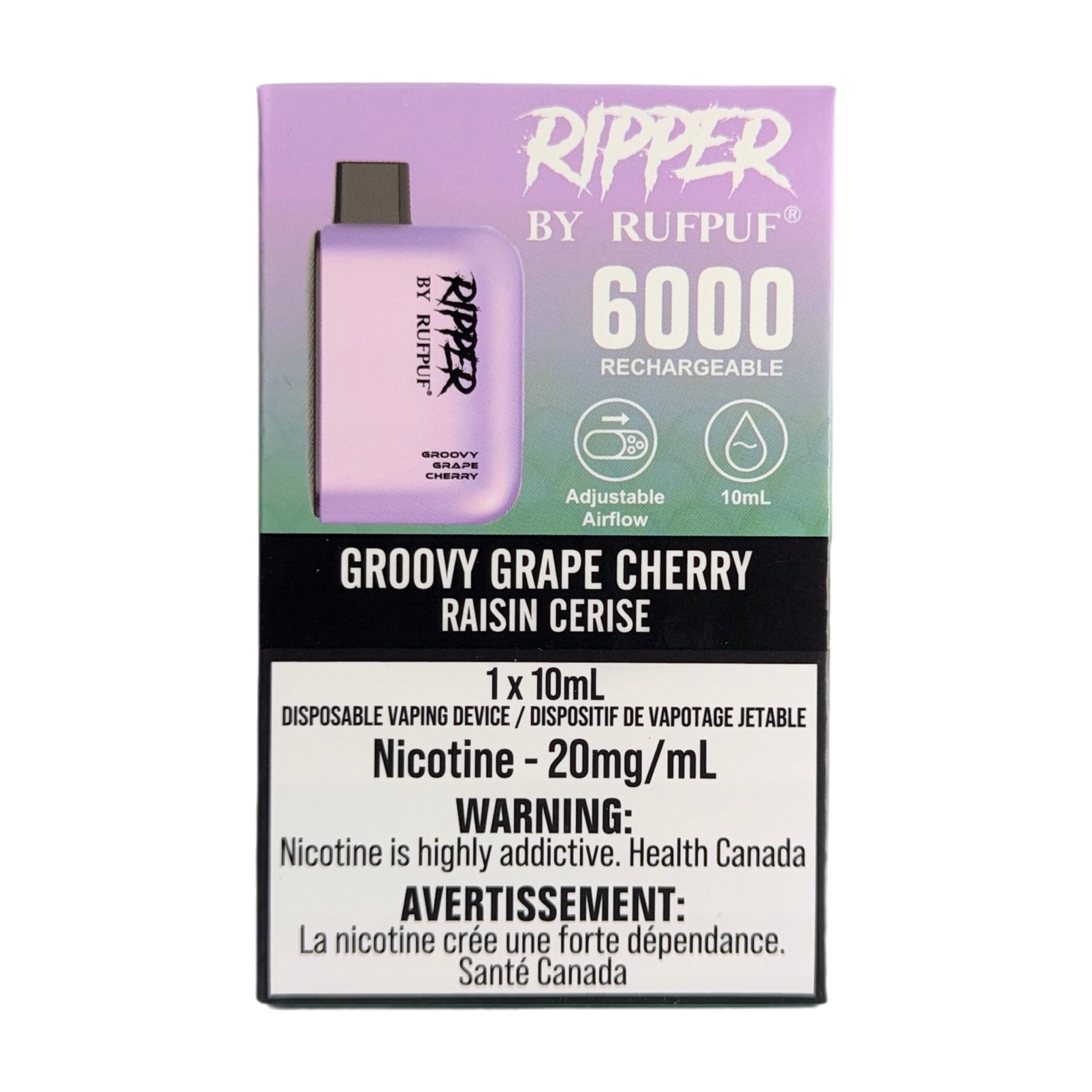 rufpuf ripper 6000 disposable groovy grape cherry rufpuf ripper 6000 disposable groovy grape cherry