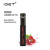 IGET KING RASPBERRY POMEGRANATE – 2600 PUFFS import placeholder for 66622