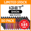 50 PACK – IGET SHION – 600 PUFFS import placeholder for 68107