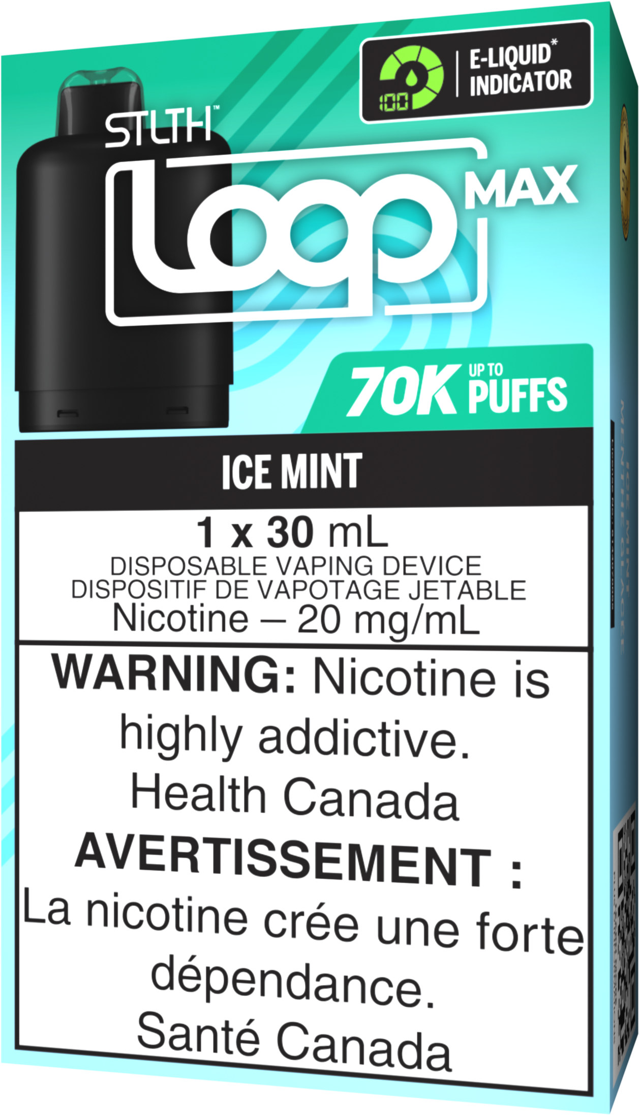 stlth loop max 70k pod pack ice mint stlth loop max 70k pod pack ice mint