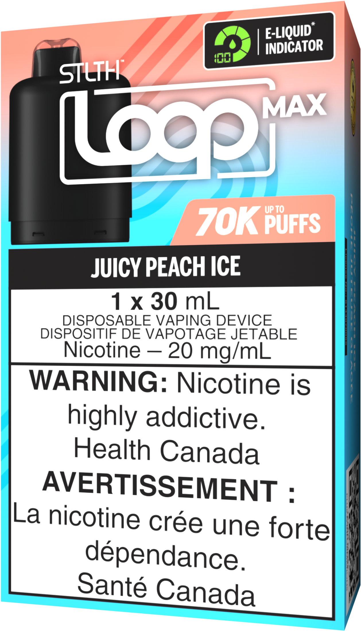 stlth loop max 70k pod pack juicy peach ice stlth loop max 70k pod pack juicy peach ice