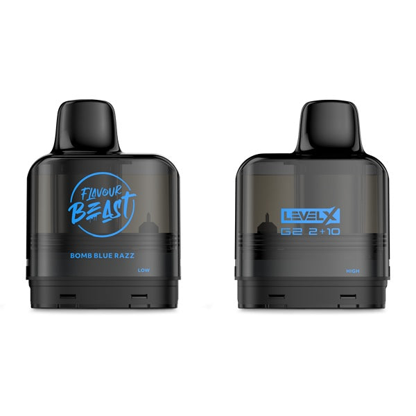 flavour beast level x g2 pod bomb blue razz flavour beast level x g2 pod bomb blue razz