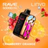 Linvo Rave 60000 Pro Disposable Vape - Cranberry Orange import placeholder for 9866602807609