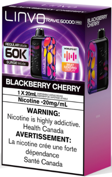 linvo rave 60000 pro disposable vape blackberry cherry linvo rave 60000 pro disposable vape blackberry cherry