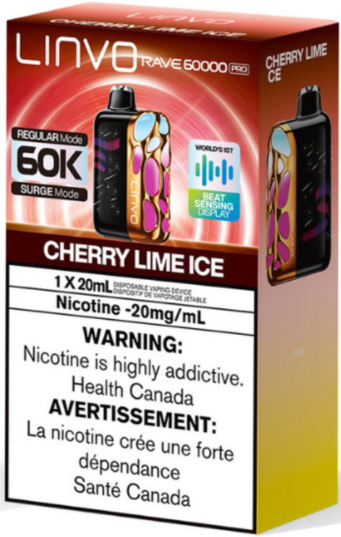 linvo rave 60000 pro disposable vape cherry lime ice linvo rave 60000 pro disposable vape cherry lime ice