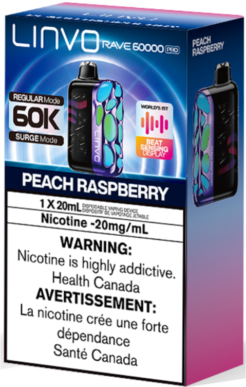 linvo rave 60000 pro disposable vape peach raspberry linvo rave 60000 pro disposable vape peach raspberry