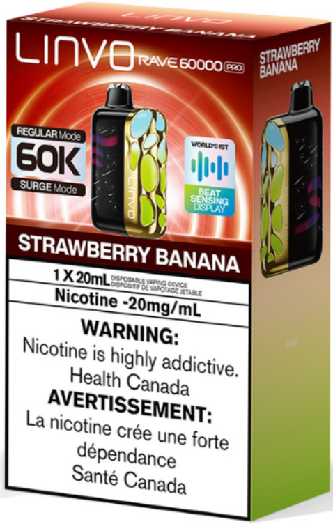 linvo rave 60000 pro disposable vape strawberry banana linvo rave 60000 pro disposable vape strawberry banana