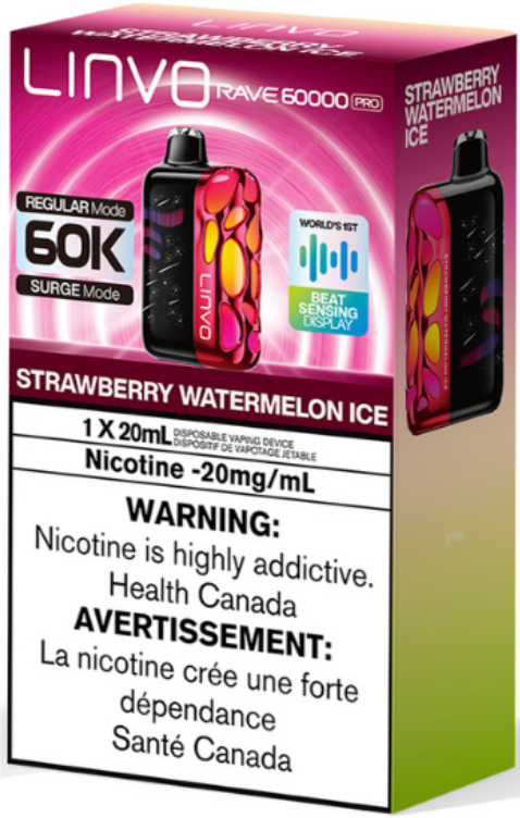 linvo rave 60000 pro disposable vape strawberry watermelon ice linvo rave 60000 pro disposable vape strawberry watermelon ice