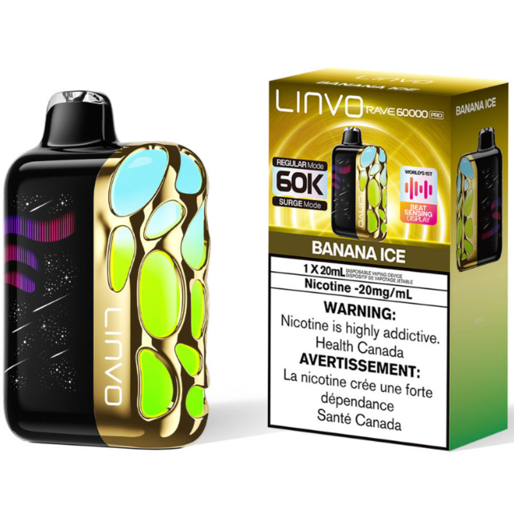 linvo rave 60000 pro disposable vape banana ice linvo rave 60000 pro disposable vape banana ice