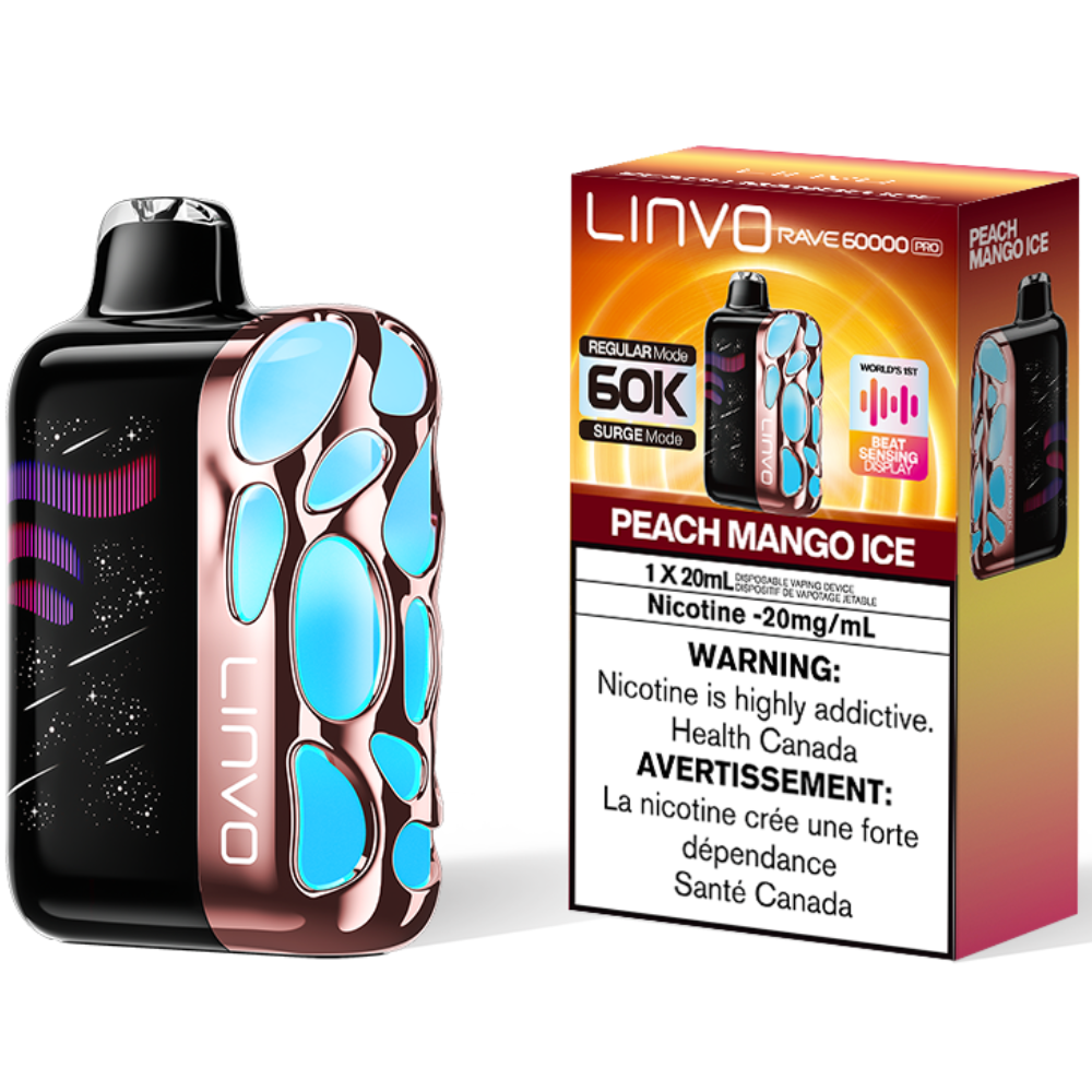 linvo rave 60000 pro disposable vape peach mango ice linvo rave 60000 pro disposable vape peach mango ice