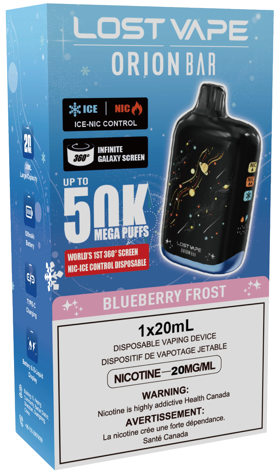 lost vape orion bar 50k disposable vape blueberry frost lost vape orion bar 50k disposable vape blueberry frost