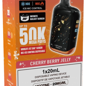 lost vape orion bar 50k disposable vape cherry berry jelly