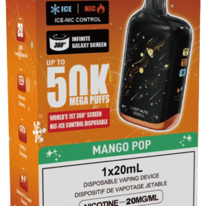 lost vape orion bar 50k disposable vape mango pop