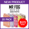 MR FOG MAX AIR – 3600 PUFFS – 20 PACK import placeholder for 69880