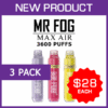 MR FOG MAX AIR – 3600 PUFFS – 3 PACK import placeholder for 69874